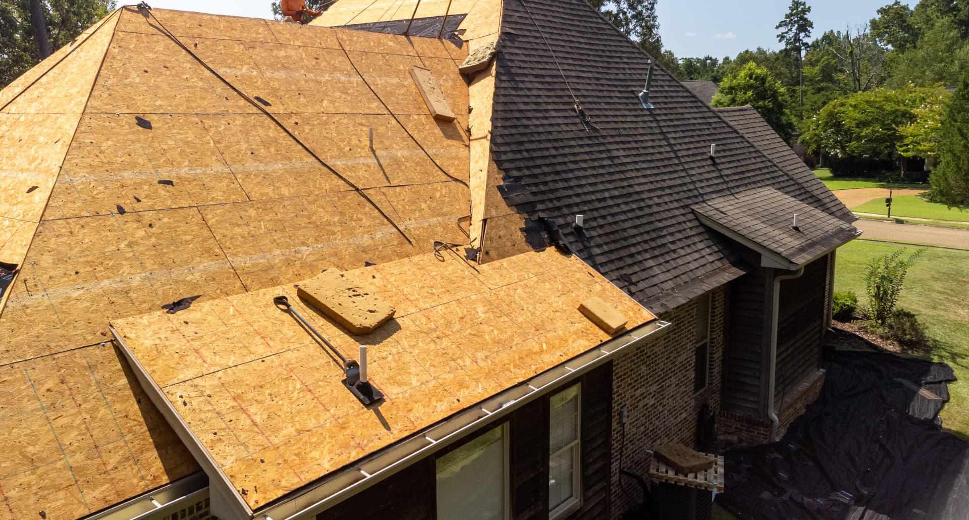 Hail Damage Roof Replacement project photo by AIM Roofing in the Dallas–Fort Worth area